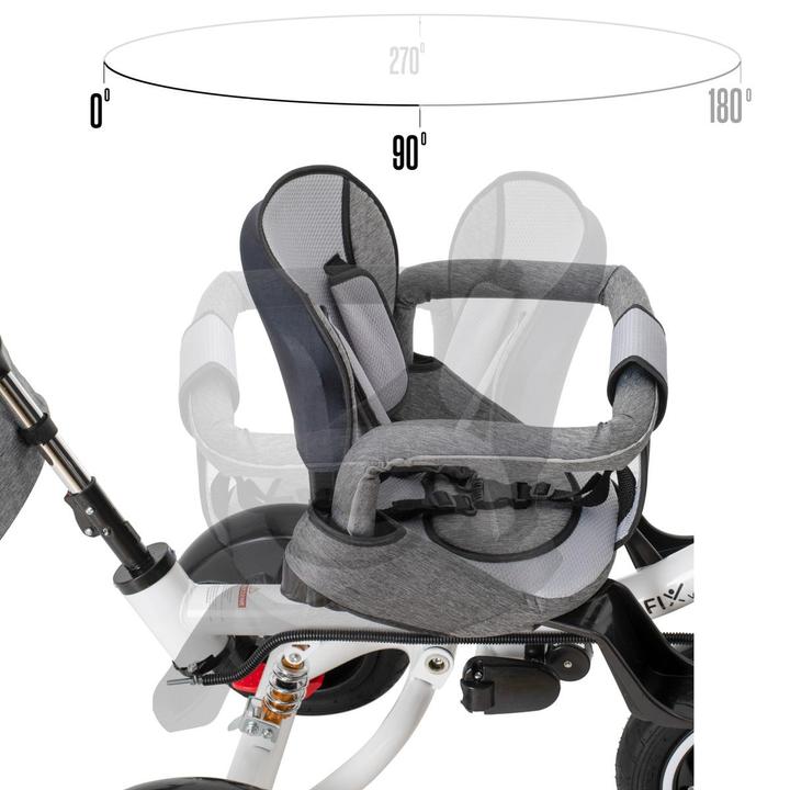 Actual product image Polesie Trike Fix V3 Tricycle grey
