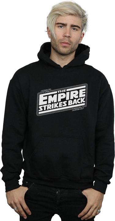 Actual product image Star Wars Mens The Empire Strikes Back Logo Hoodie (5XL)