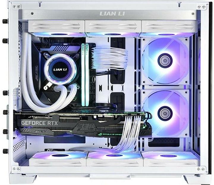 Actual product image Lian-Li ST120 RGB PWM fan, 3-pack incl. controller (120 mm, 3 x)