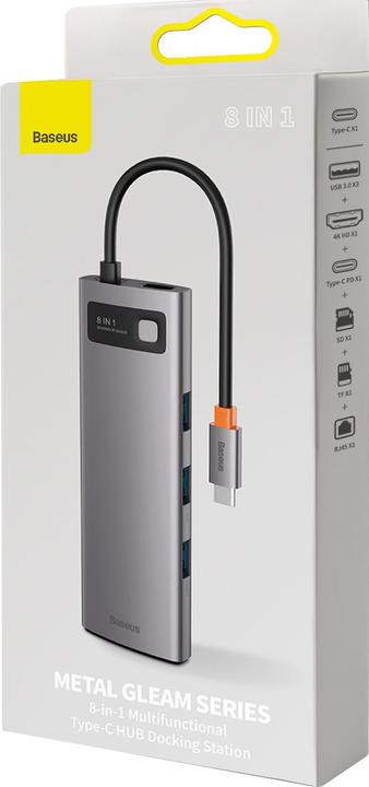 Produktbild Baseus Metal Gelam Series (USB-C, 8 Ports)