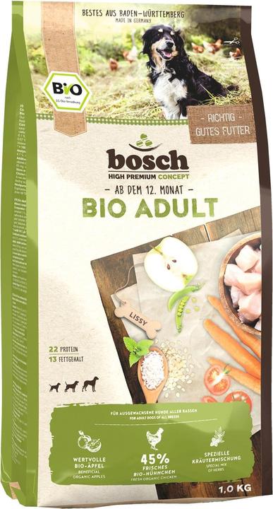 Produktbild Bosch Petfood Trockenfutter Bio Adult Huhn (Adult, 1 Stk., 1000 g)