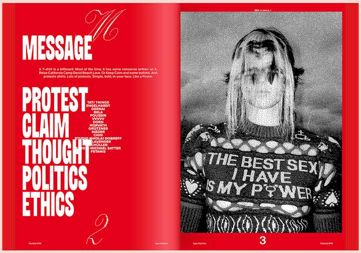 Image du produit Slanted Magazine #44 - TYPE FASHION (Anglais, Slanted Publishers, Ronald Stoops, Lars Harmsen, Julia Kahl, 2024)