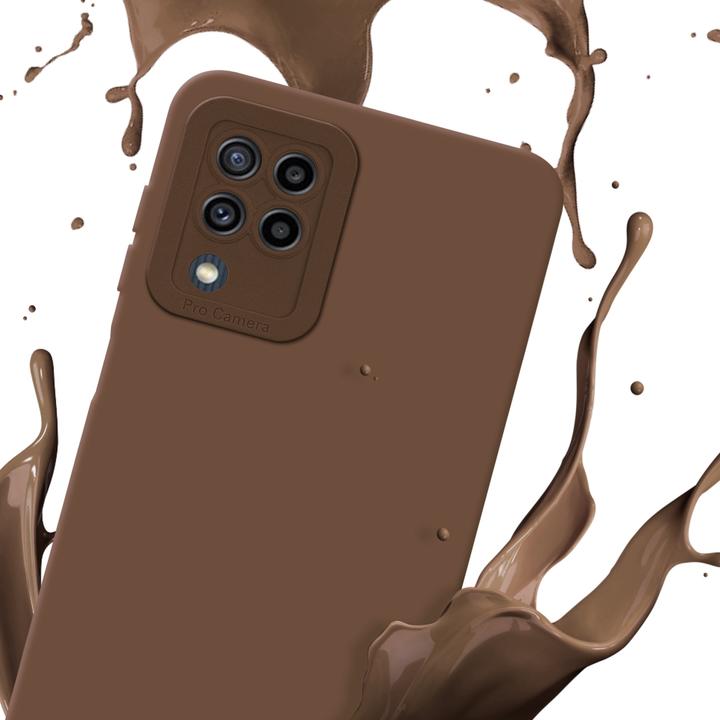 Productafbeelding Cadorabo Hoesje voor Samsung Galaxy M22 / M32 4G in TPU Fluid LM162 Style (Samsung Galaxy M22, Samsung Galaxy A32)