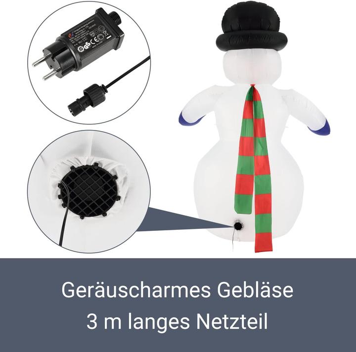 Produktbild Juskys Schneemann mit Gebläse und LEDs