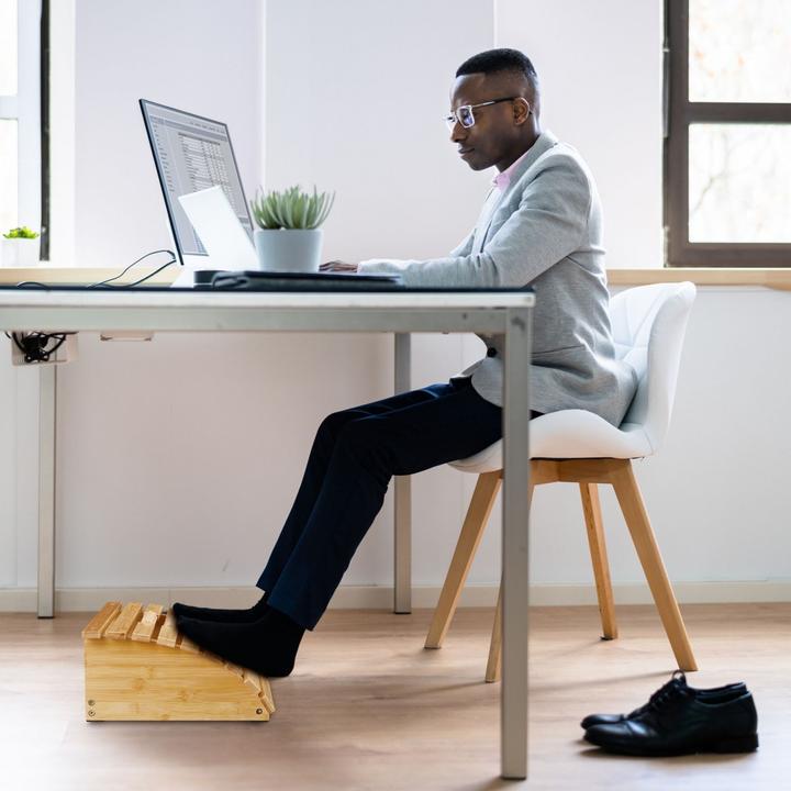 Actual product image Relaxdays Footrest
