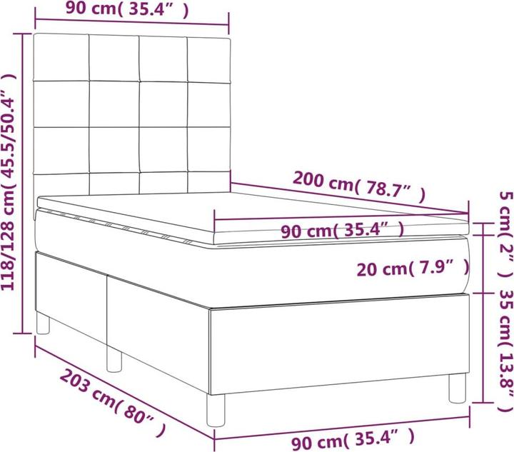 Image du produit VidaXL Esther (90 x 200 cm)