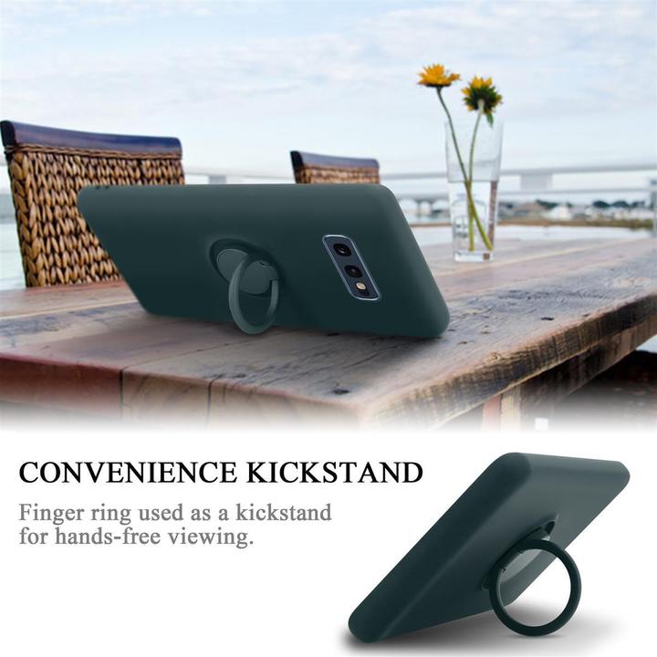 Productafbeelding Cadorabo TPU Vloeibare Ring Silicone Hoesje (Samsung Galaxy S10e)