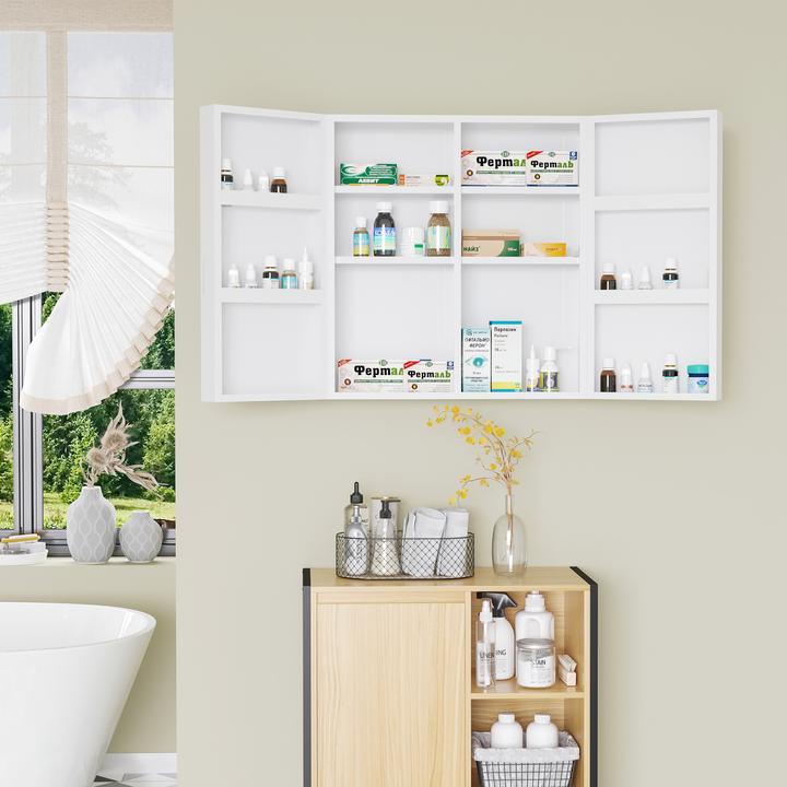 Produktbild Kleankin Medizinschrank (55 x 18 x 60 cm)