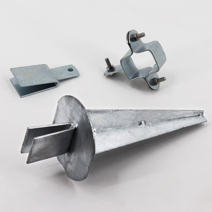 Actual product image Aquagart 4 Längs-Strebensets Z-Profil Pfahl Wildzaun Forstzaun