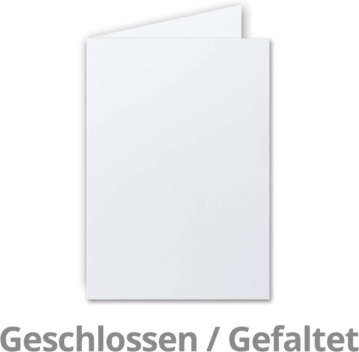 Produktbild Neuser Papier 100 Faltkarten DIN A5 Blanko (100 Stk.)