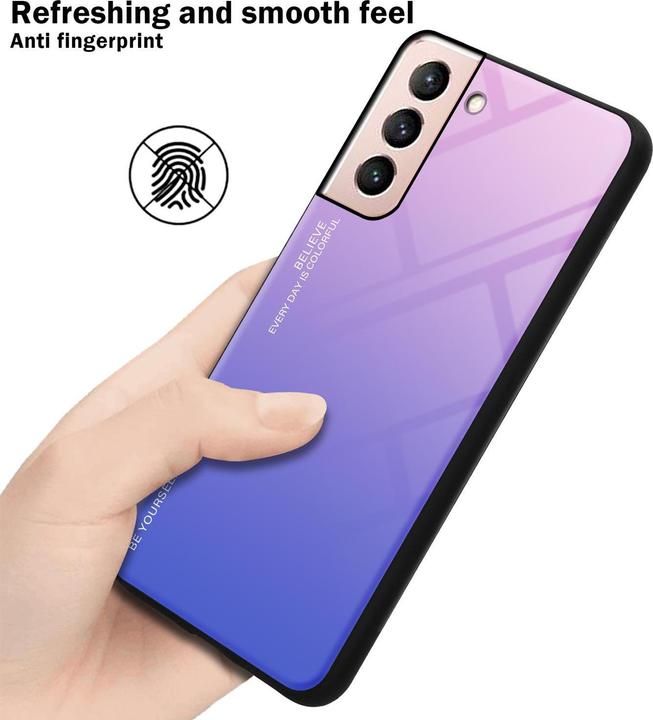 Produktbild Cadorabo TPU 2 Farben Glas Cover (Samsung Galaxy S21 5G)