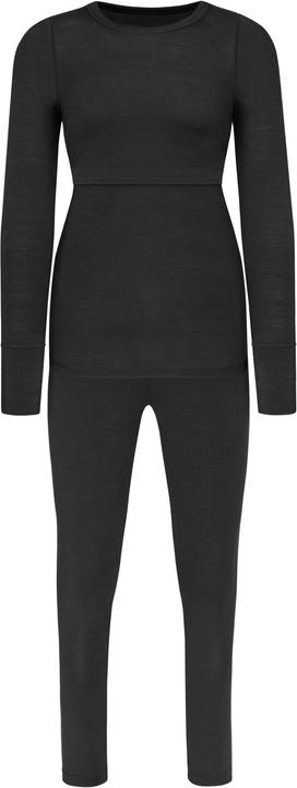 Image du produit Normani Sous-vêtements en mérinos - Ensemble de maternité - T-shirt à manches longues et caleçon - 8795 (XXL)