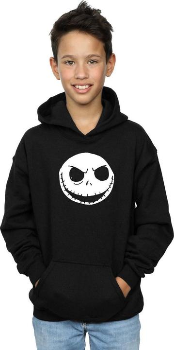 Immagine prodotto Disney Nightmare Before Christmas Jack Skellington Face Felpa con Cappuccio Ragazzi (116)