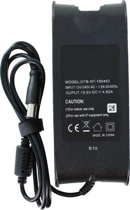 Actual product image AGI 53974 - Notebook - Indoor - 100-240 V - Black - DELL Latitude D830 - 150 mm (90 W)