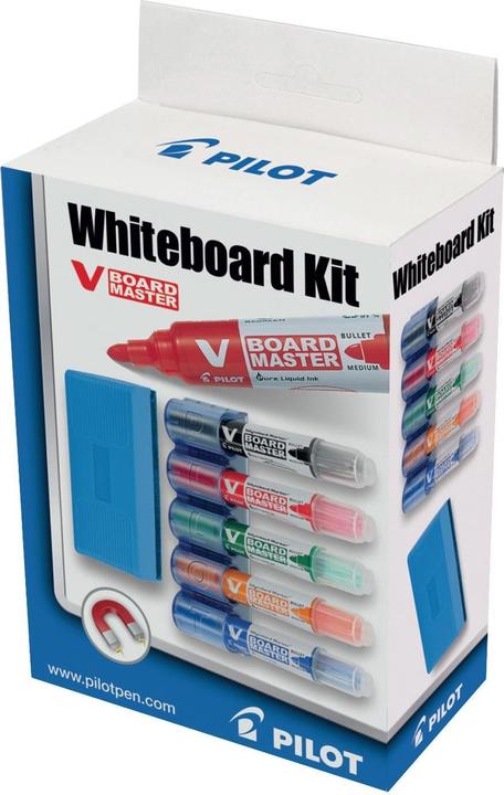 Actual product image Pilot Whiteboard marker BG V-Board 12 pieces (Multicoloured, 2.30 mm, 5 x)