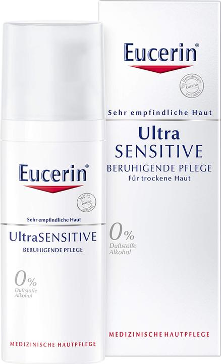 Immagine prodotto Eucerin Trattamento lenitivo ultrasensibile per la pelle secca (50 ml, Crema 24h)