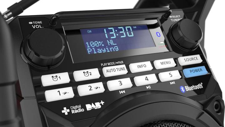 Immagine prodotto PerfectPro Radio da cantiere TEAMPLAYER 2 (DAB, FM, Bluetooth)