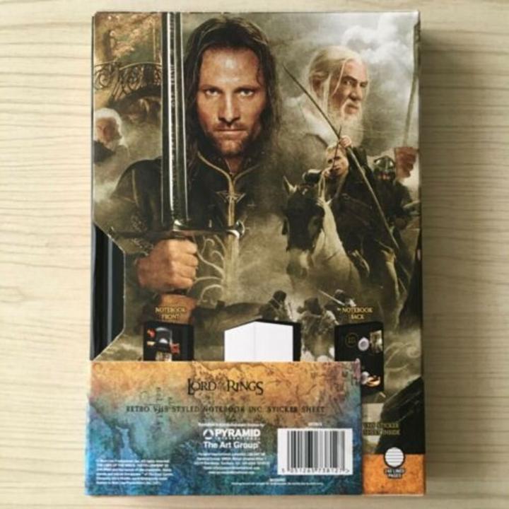 Image du produit Lord of the rings Carnet de notes Vhs (À rayures)