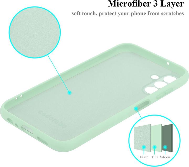 Actual product image Cadorabo Bumper TPU Liquid Silicone Case (Samsung Galaxy A04S)