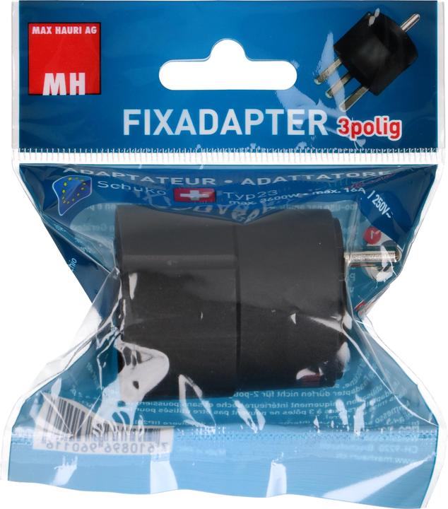 Actual product image Max Hauri Fixed adapter (Type 23, CEE 7/7)