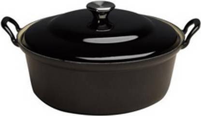 Le Creuset Creuset faitout braadpan met plaatstan deksel 1,3 litre 20 cm gietijzer zwart (2 cm, Pirofila + casseruola, Acciaio inossidabile)