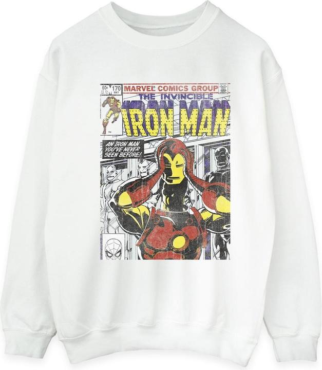 Iron Man Head Gear Off Sweatshirt (XL)