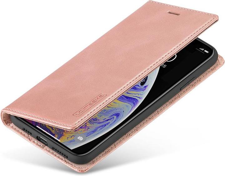 Actual product image Cover-Discount iPhone Xs / X - Stand Flip Case Cover pink (Apple iPhone XS)