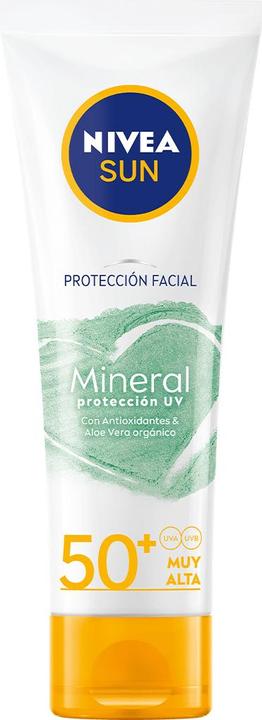 NIVEA SUN FACIAL MINERAL protección UV SPF50+ 50 ml (Crème solaire, SPF 50, 50 ml)