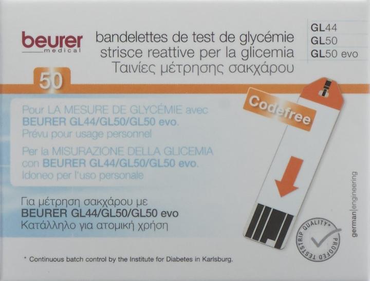 Actual product image Beurer Test strips for GL44 and GL50 (Test strips)
