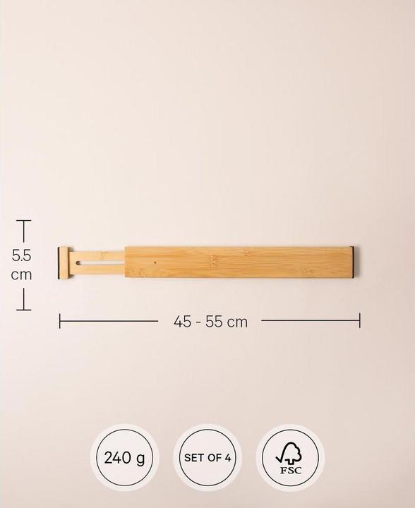 Actual product image Esmée Drawer divider / drawer divider, 4 pcs.