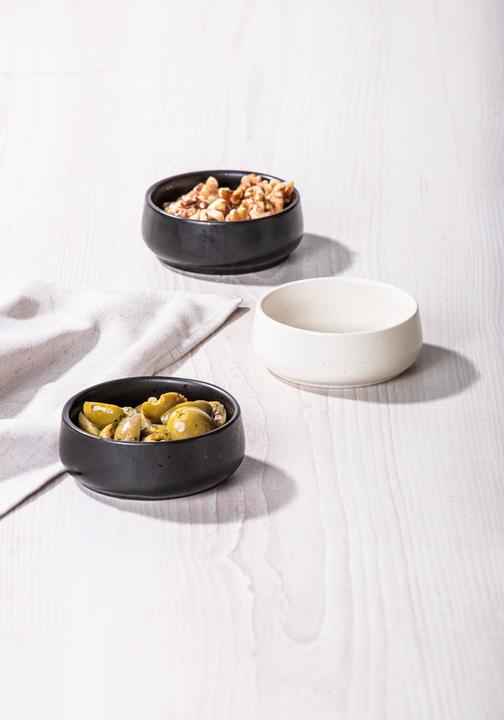 Produktbild Ladelle ELEMENTS Schalenset flach onyx Set3