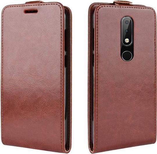 Produktbild MU Classic Crazy Horse Leder Flipcase Series (Nokia 6.1 Plus)