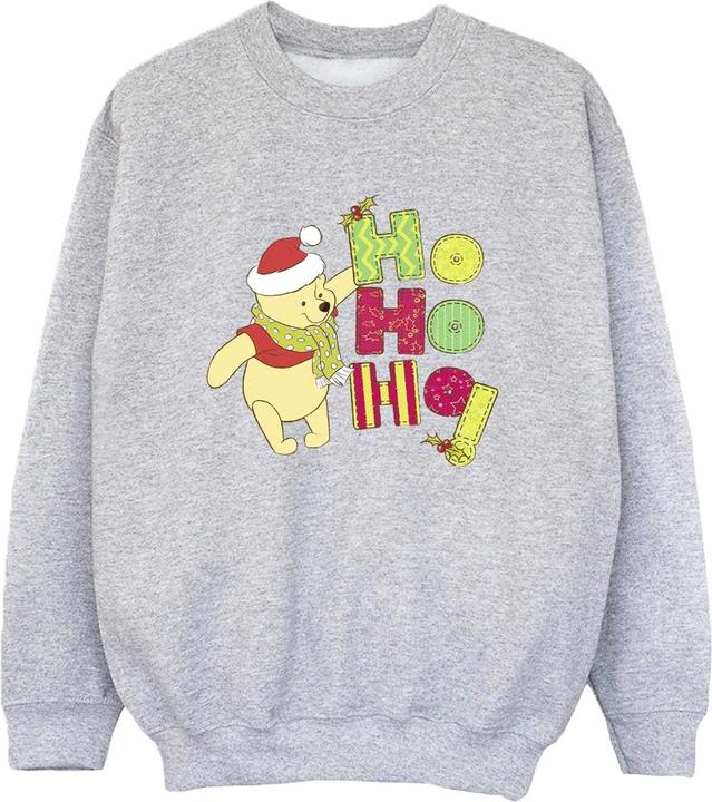 Produktbild Disney Winnie The Pooh Ho Ho Ho Scarf Sweatshirt Jungen (152, 158)