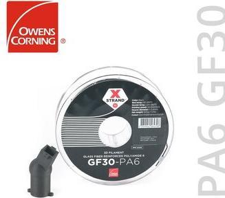 Actual product image Basf Ultrafuse PA6 GF30 Black 2.85mm 700g (Nylon, 2.85 mm, 700 g, Black)
