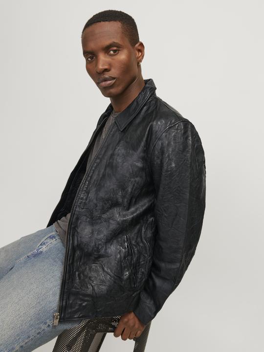 Produktbild Jack & Jones Jorcrincle Leather Jkt Styd Aw24 (XL)