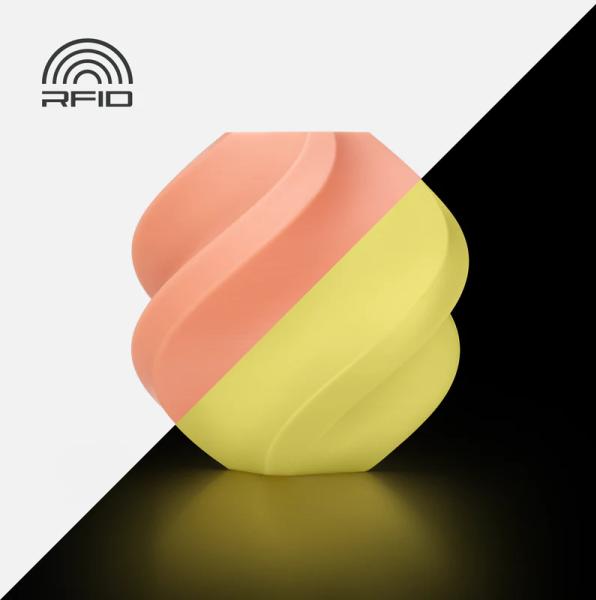 Produktbild Bambu Lab PLA Glow - Orange - 1.75mm (PLA, 1.75 mm, Orange)