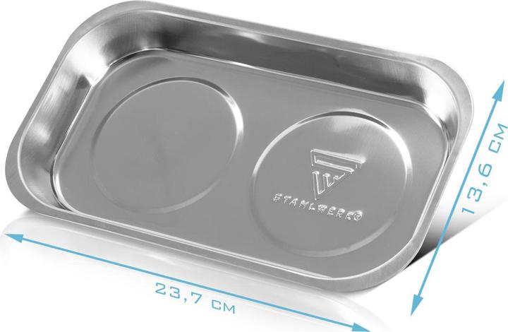 Produktbild Stahlwerk Magnetschale MS-28 ST 3er Set 237 x 136 x 28mm Magnetteller Haftschale (3 x)