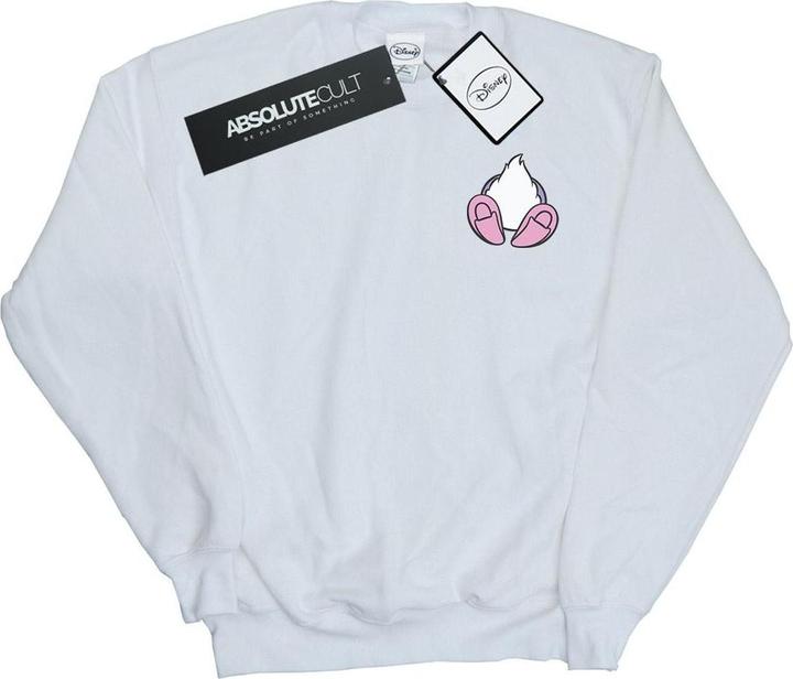 Actual product image Disney Girls Daisy Duck Backside Breast Print Sweatshirt (140, 146)
