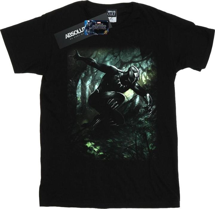 Image du produit Mens Black Panther Jungle Run T-Shirt (L)