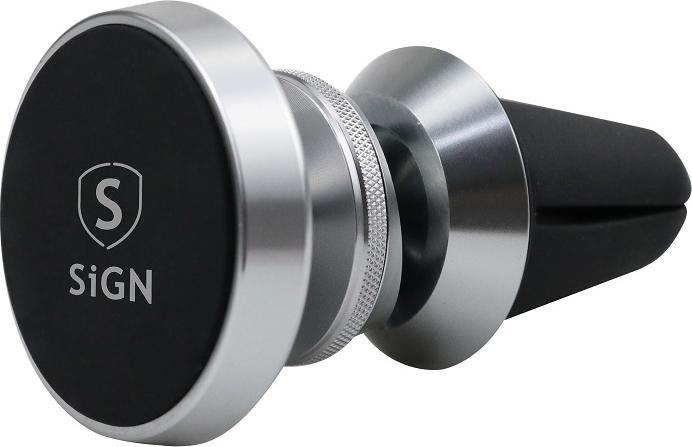 SIGN Magnetic Phone Holder for Car - Silver