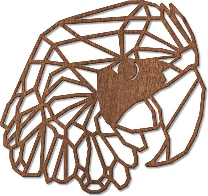 Actual product image Trenddeko Origami parrot (40 x 38 cm)