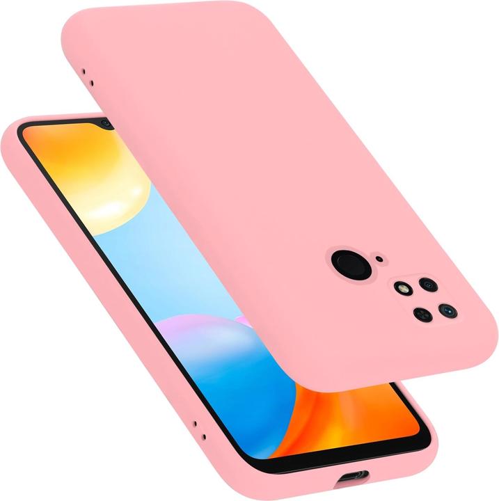 Productafbeelding Cadorabo TPU Liquid Silicone Hoesje Cover voor Xiaomi RedMi 10C / POCO C40 (Xiaomi Redmi 10C, Xiaomi Poco C40)