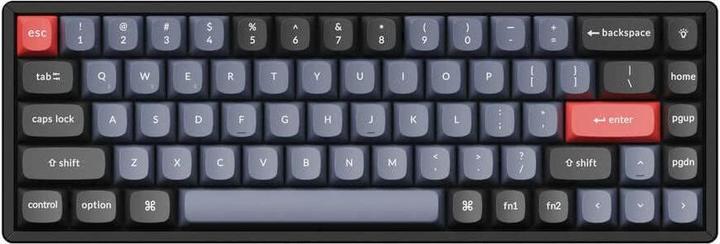Immagine prodotto Keychron Chiave K6Pro 65% Alu RGB Rosso H K6P-J1-EN (DE, Senza fili)