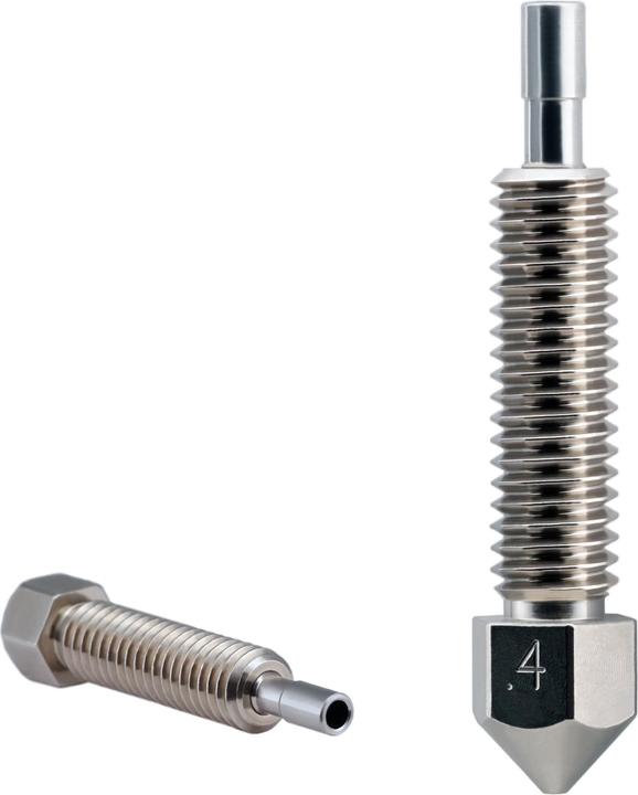 Actual product image MicroSwiss Micro Swiss Brass Plated Wear Resistant Nozzle for FlowTech™ Hotend (Blast pipe)