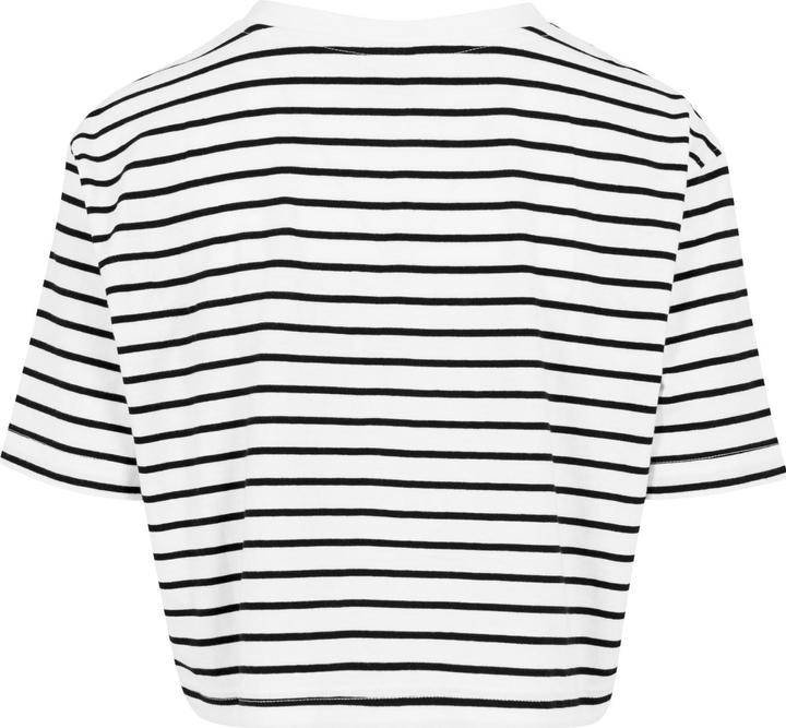 Immagine prodotto Urban Classics Tee corto a strisce da donna sovradimensionato (XS)