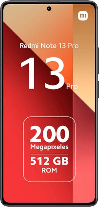 Produktbild Xiaomi Redmi Note 13 Pro (256 GB, Midnight Black, 6.67", Dual SIM, 200 Mpx, 4G)