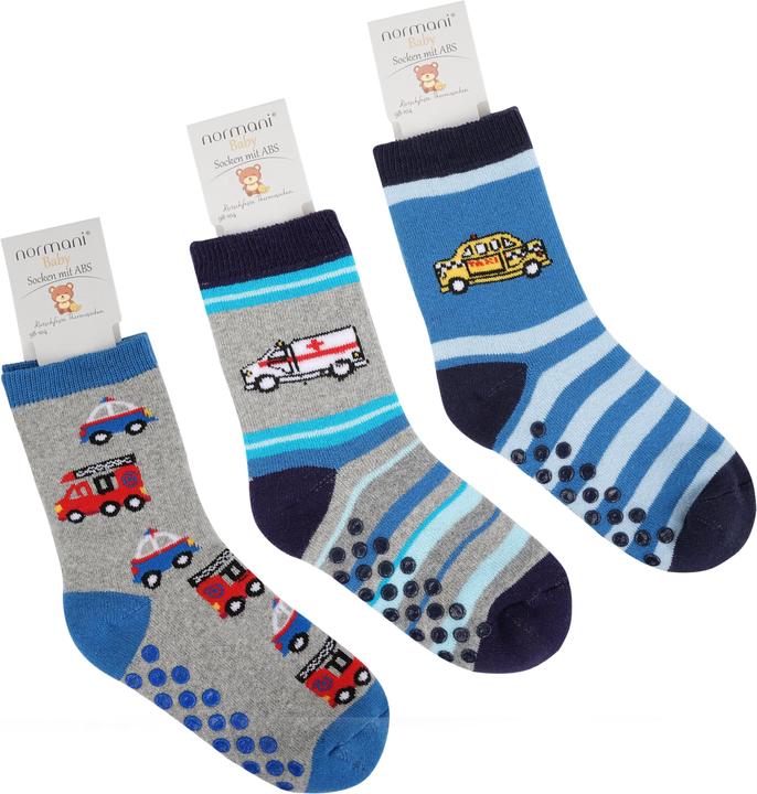 Normani 3 Paar Kindersocken mit ABS-Druck