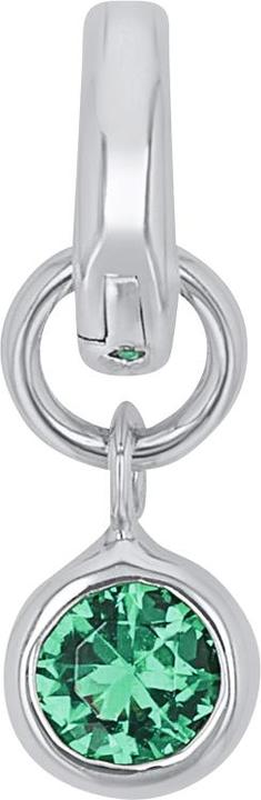Amor Charms für Damen, 925 Sterling Silber, Zirkonia synth. | Mai (Silber 925)