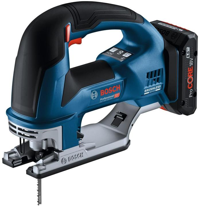 Coperchio per l'aspirazione della polvere, 1 x lama per seghetto alternativo T 144 DP, 1 x lama per seghetto alternativo T 308 BP, L-BOXX 136, Precisione per il legno, GST 18V-155 BC, 1/1 Inserto L-BOXX per dispositivo e caricabatterie