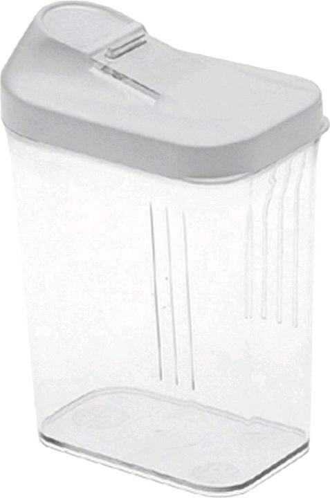 Actual product image keeeper Storage tin 0.25 l 6.5x4x12cm white (0.25 l)